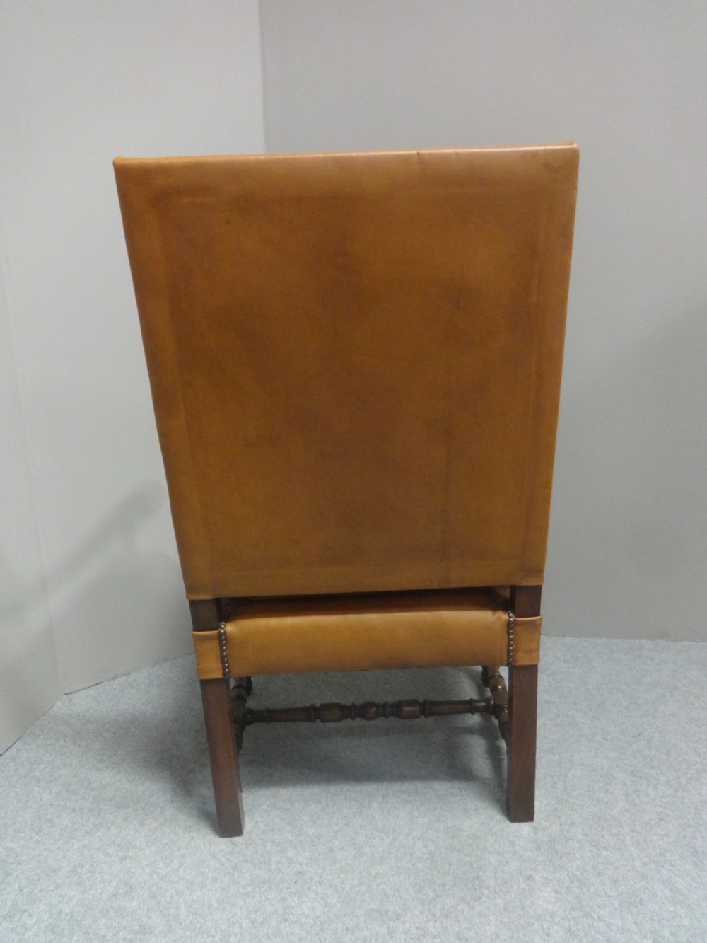 Excellent Pair French Leather Library Chairs View V