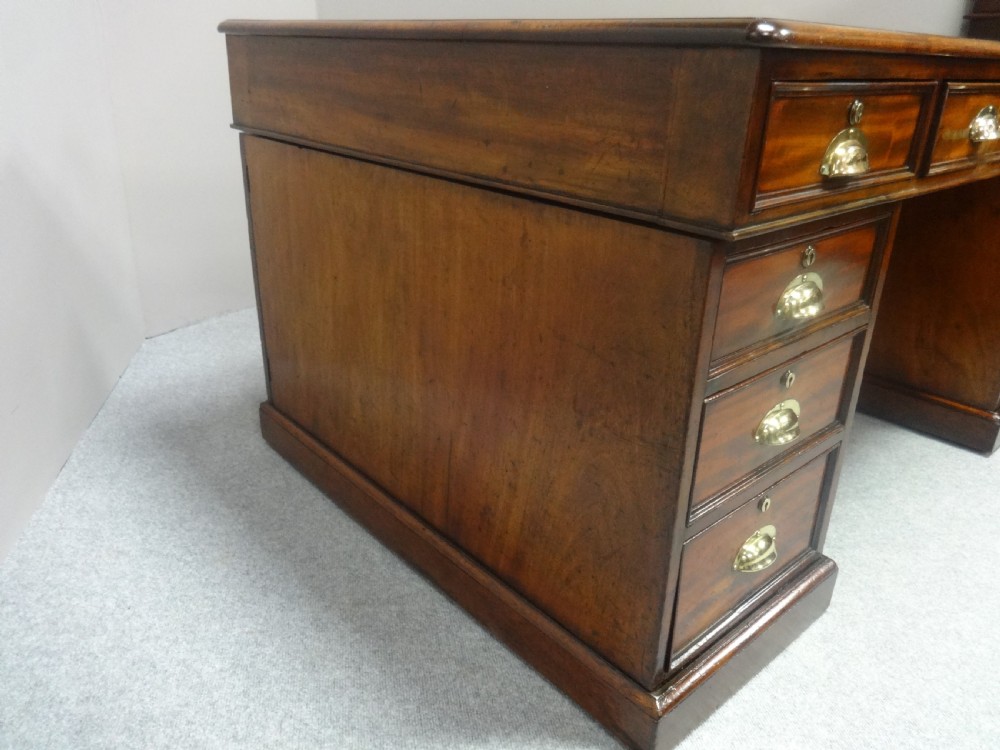 Good Victorian Mahogany Partners Desk by 'M Wilson' View II