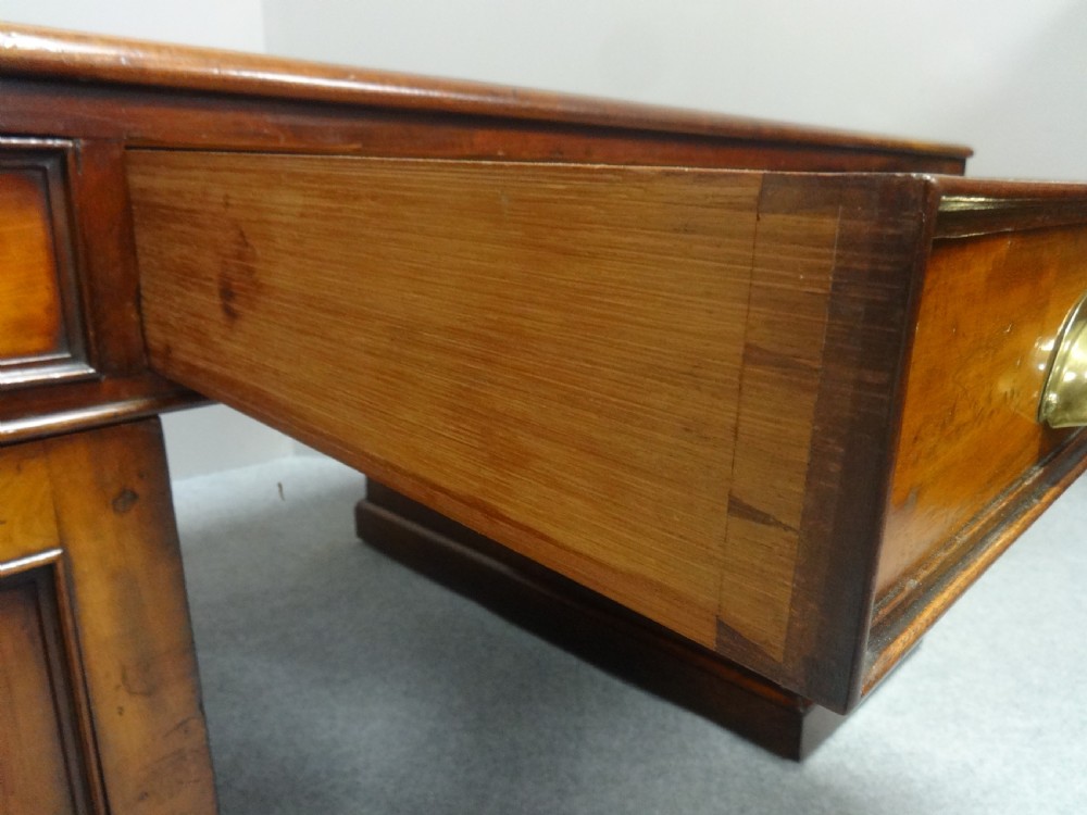 Good Victorian Mahogany Partners Desk by 'M Wilson' View XI