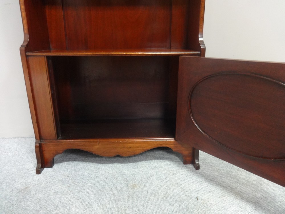 Good Mahogany Inlaid Bookcase by 'Shapland and Petter' View VI