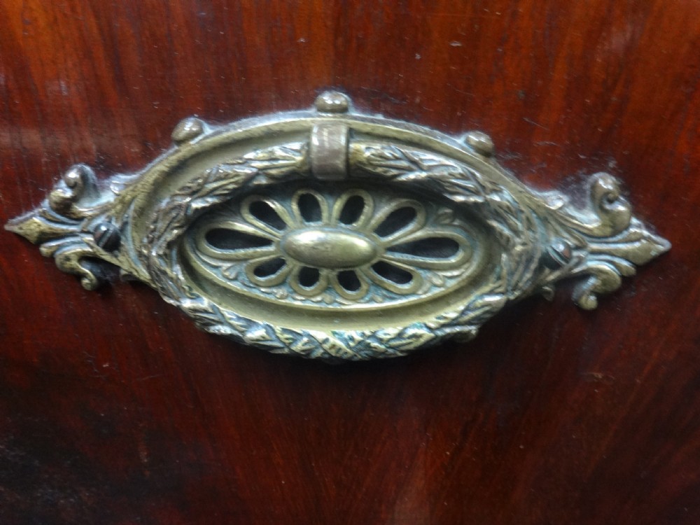 Superb Quality Mahogany Inlaid Linen Press View VIII