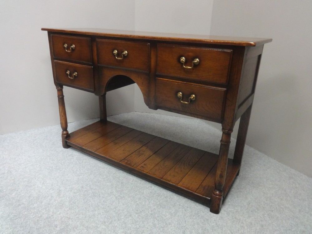 Very Good Oak Dresser Base View IV