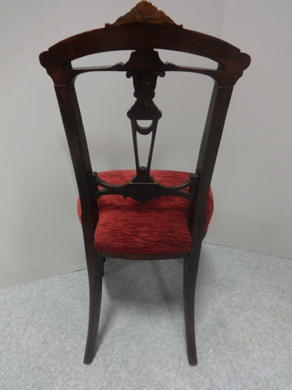 Quality Set of Six Walnut Dining Chairs View VI