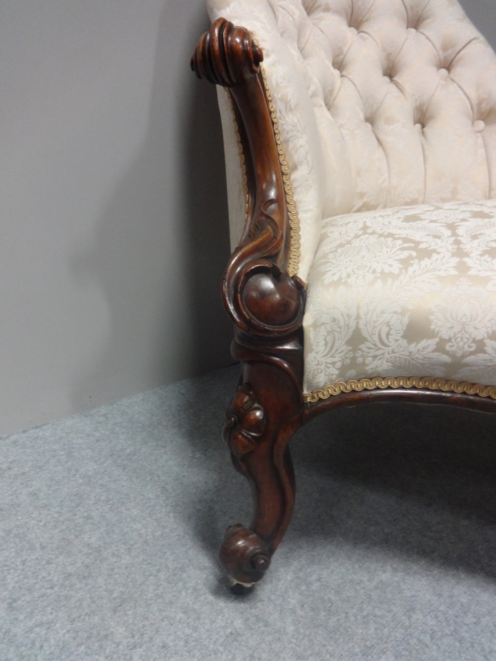 Wonderful Double Ended Rosewood Sofa View VI