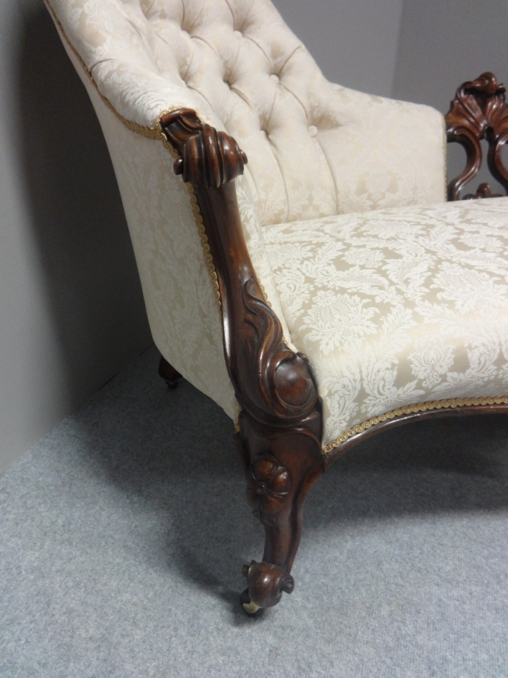 Wonderful Double Ended Rosewood Sofa View VII