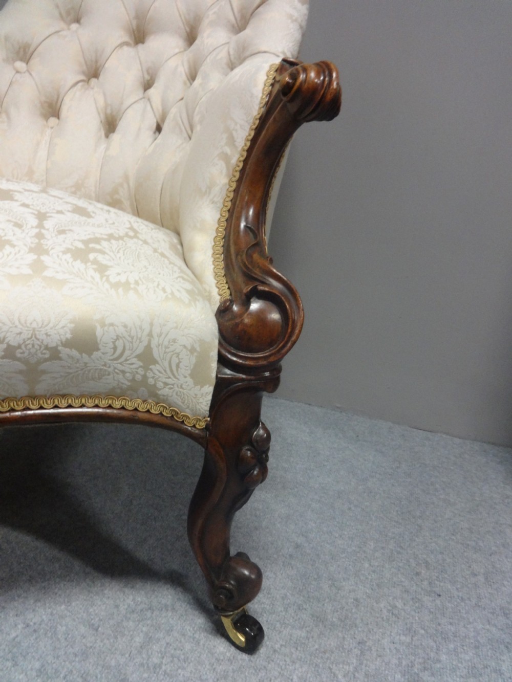 Wonderful Double Ended Rosewood Sofa View VIII