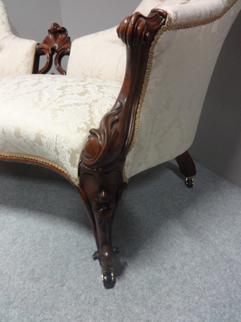 Wonderful Double Ended Rosewood Sofa View X