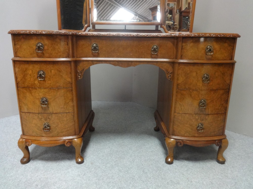 Wonderful Burr Walnut Dressing Table View X