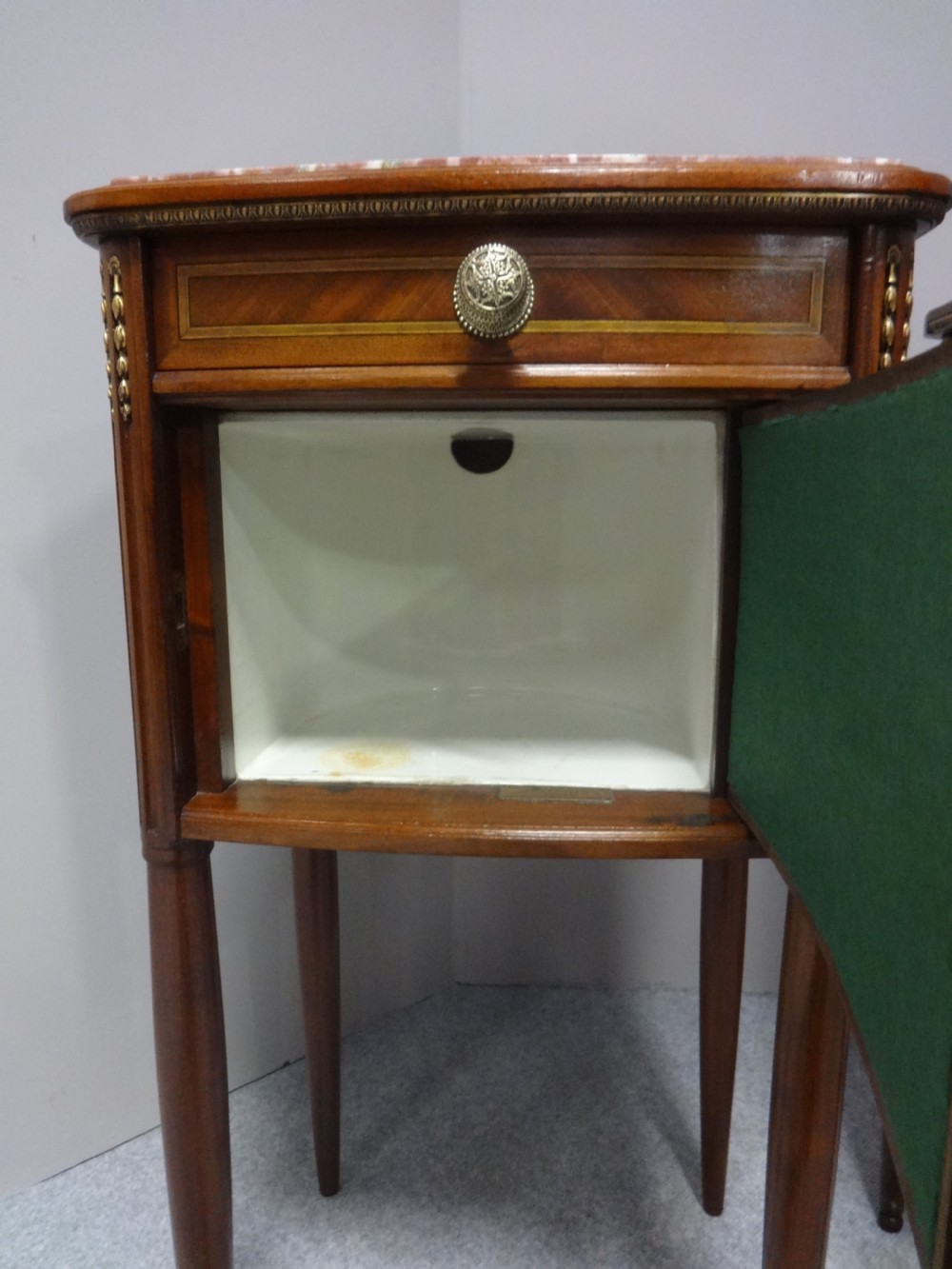 Top Quality Pair Paris Made Bedside Cabinets View V