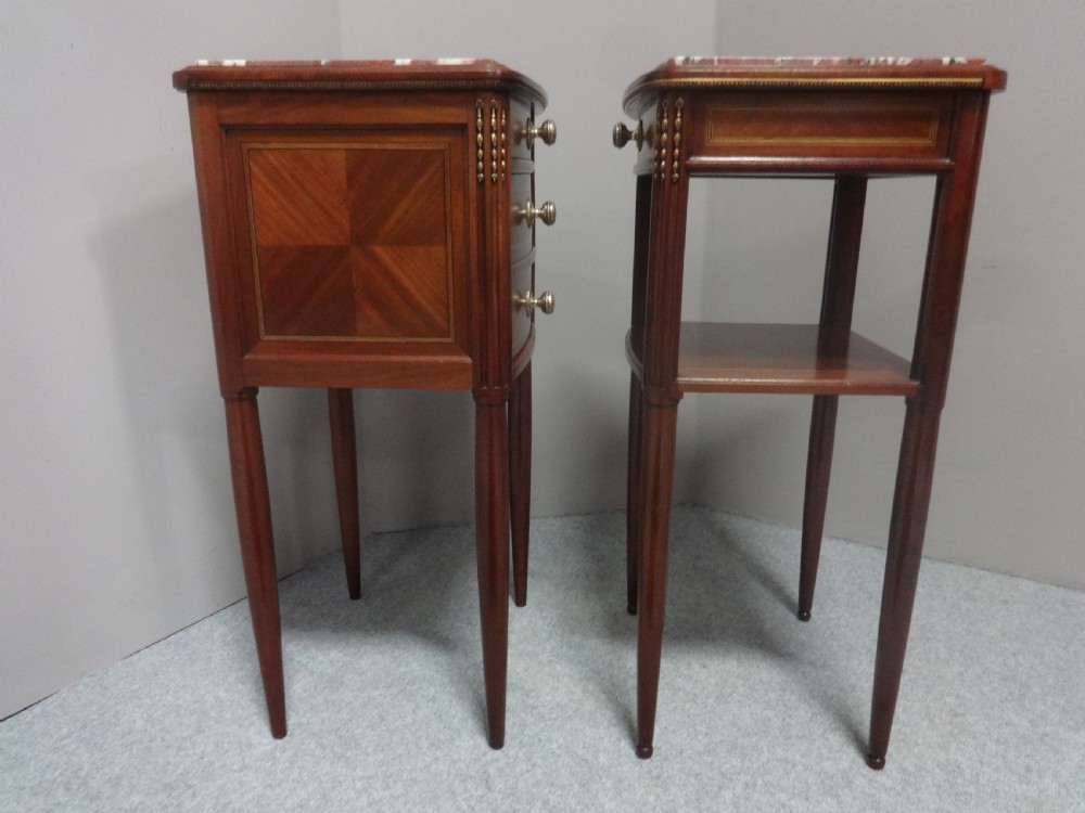 Top Quality Pair Paris Made Bedside Cabinets View VII