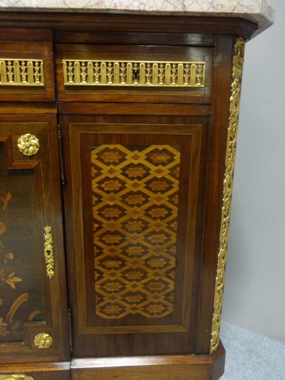Wonderful French  Walnut Side Cabinet View IV