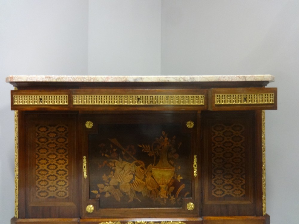 Wonderful French  Walnut Side Cabinet View X