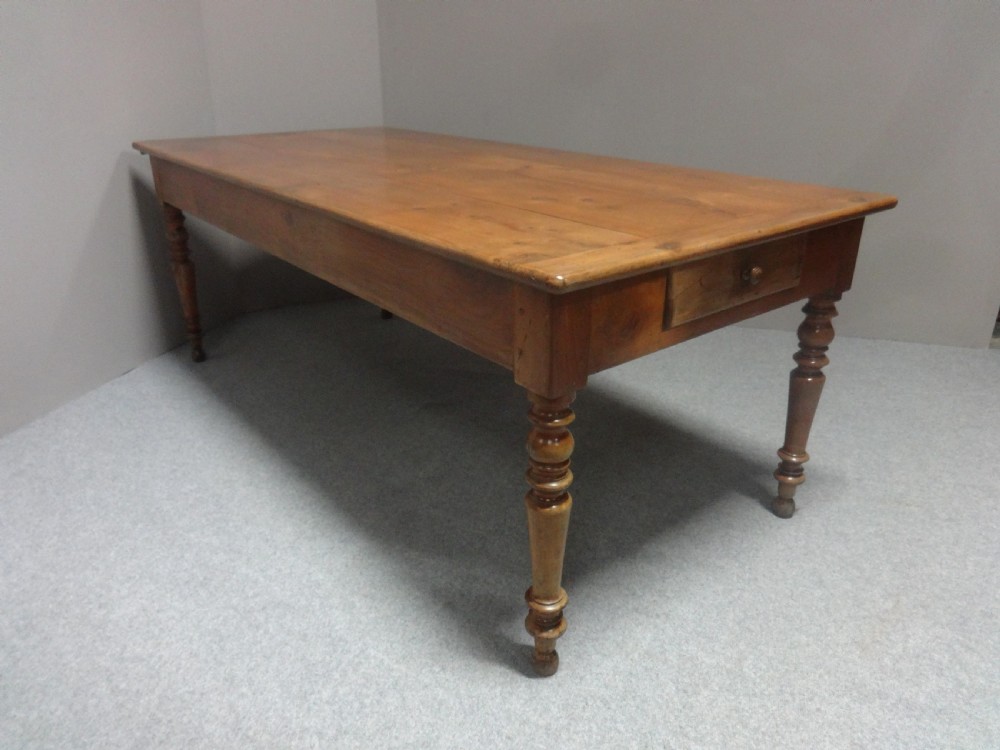 Large Extending French cherry Farmhouse Dining Table