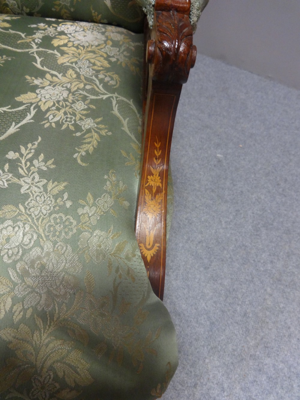 Good Rosewood Inlaid Armchair View VI
