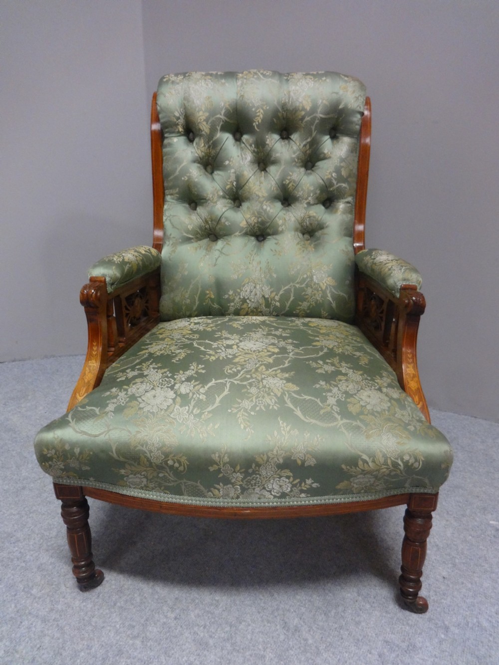 Good Rosewood Inlaid Armchair View VII