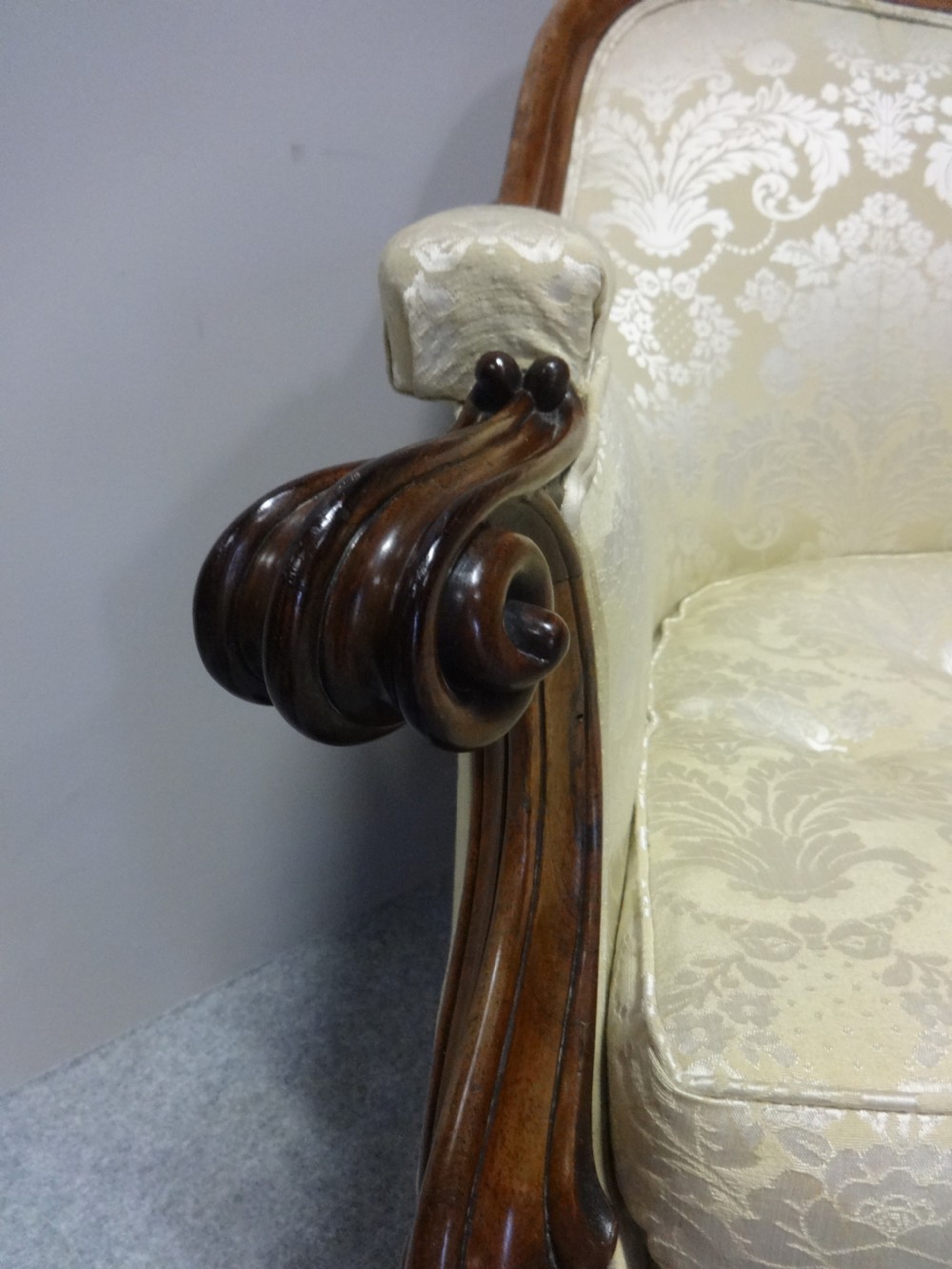 Exhibition Quality Rosewood Sofa View V