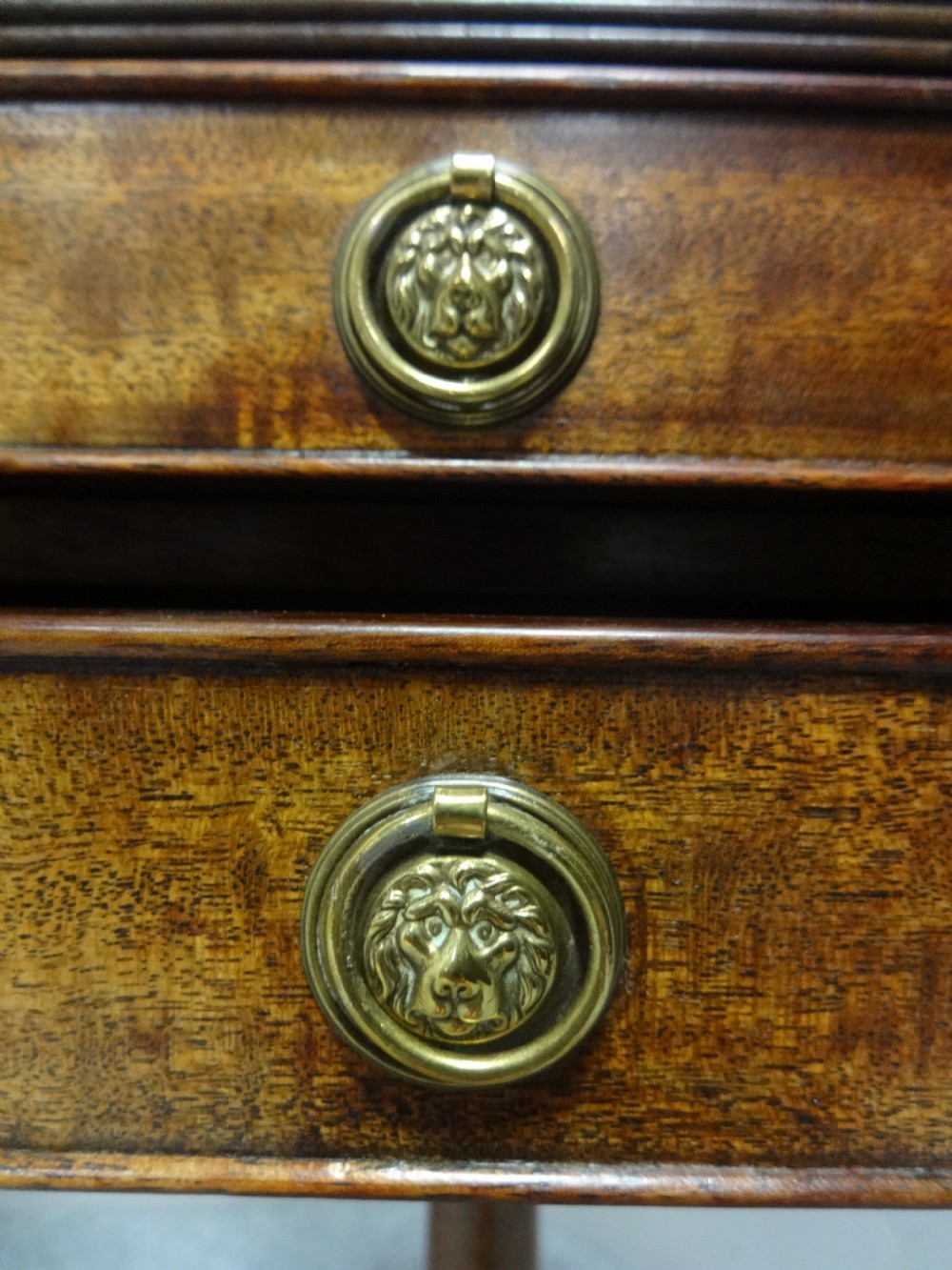Pair Drop Flap Mahogany Lamp Tables View IX