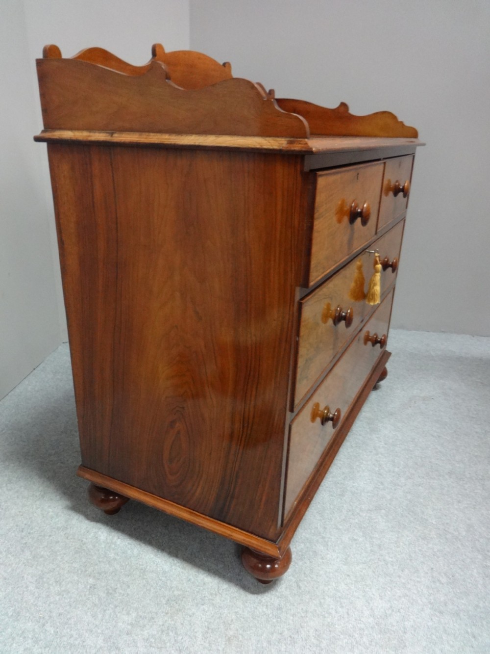 Top Quality Walnut Chest of Drawers View III