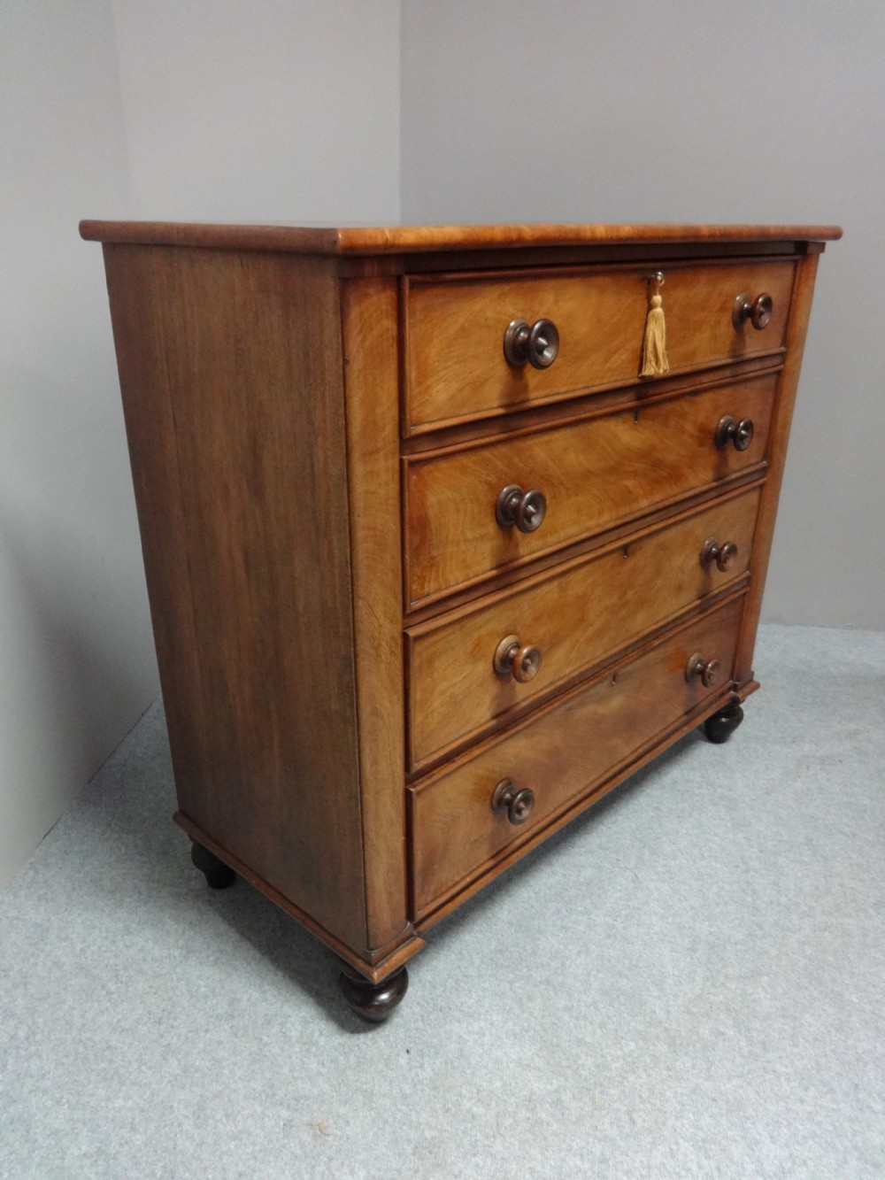  Quality Victorian Mahogany Chest of Drawers View VII