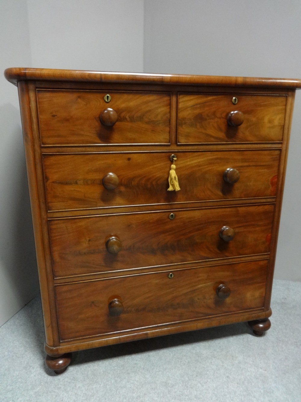 Quality Victorian Mahogany Chest of Drawers View III