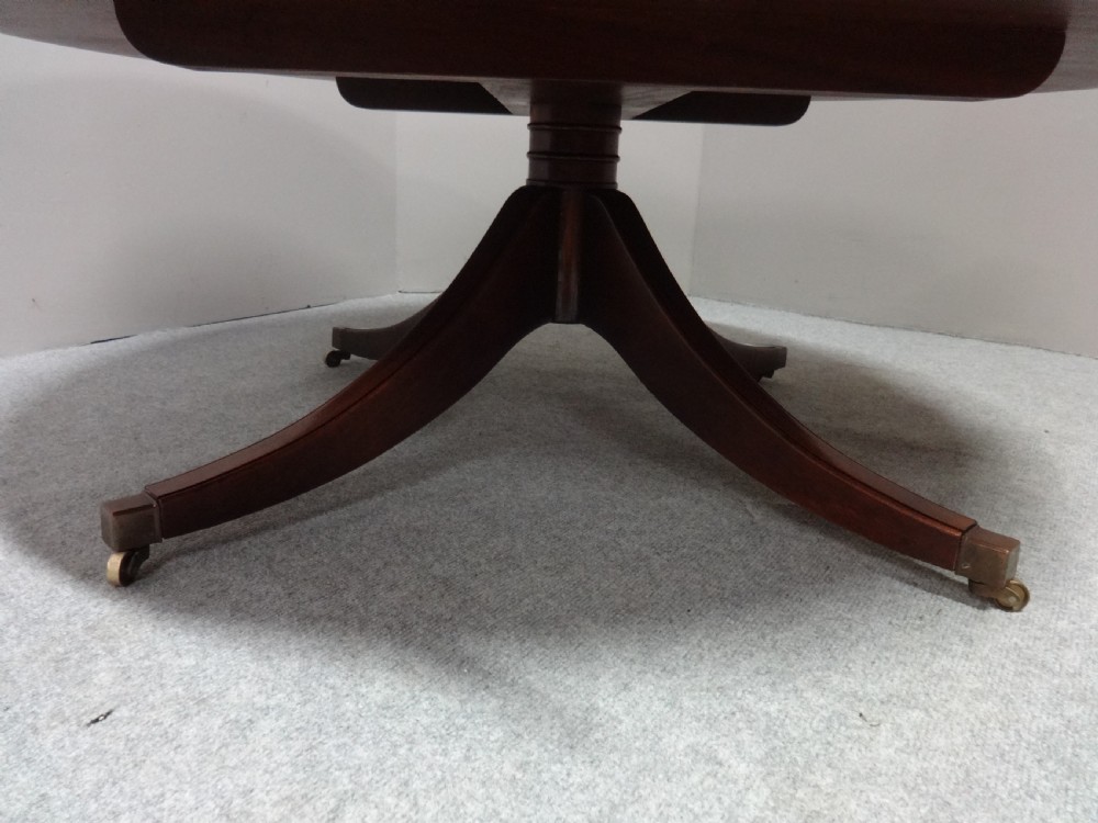 Large Mahogany Drum Coffee Table View IV