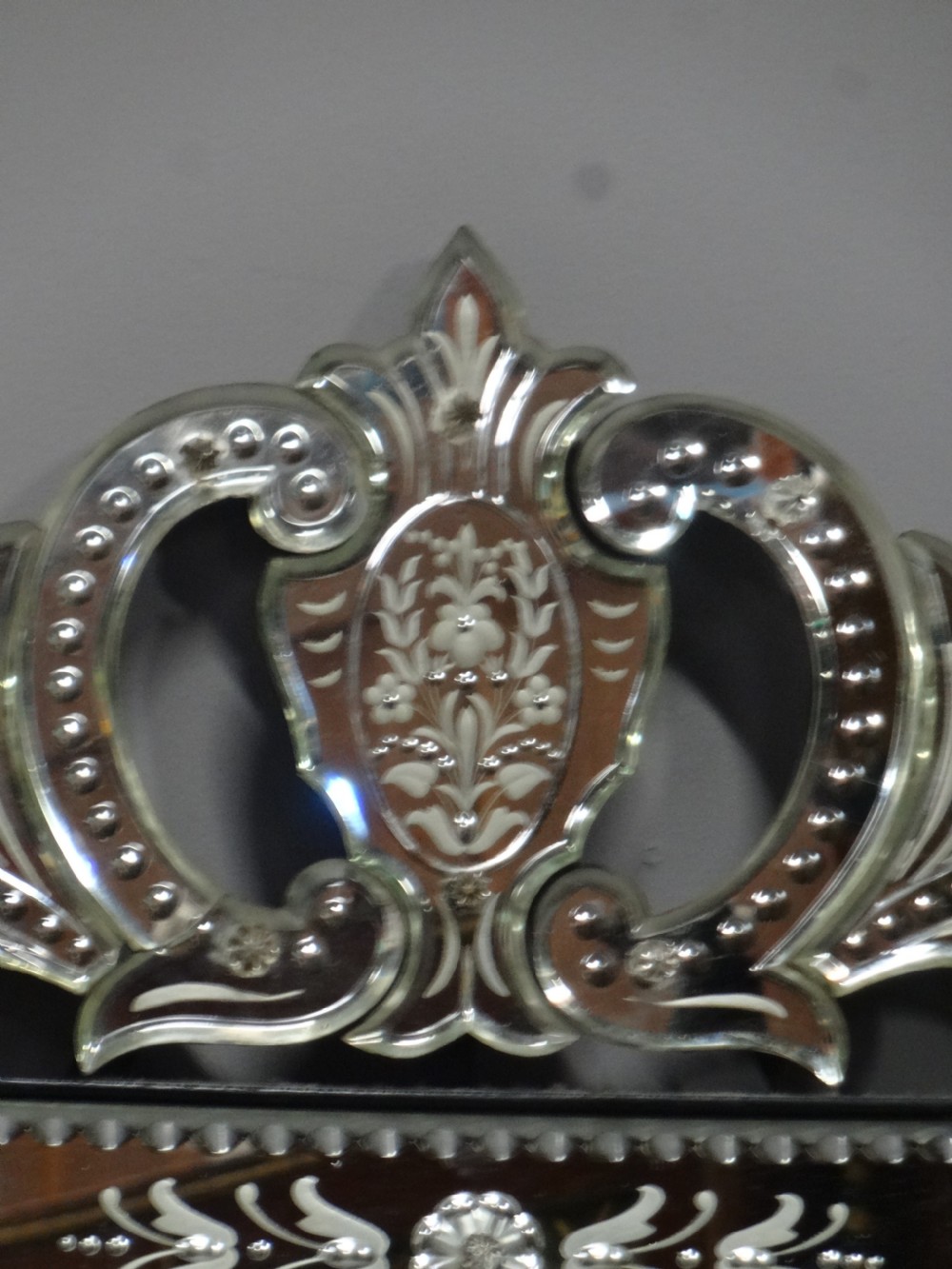 Very Good Venetian Wall Mirror View IV