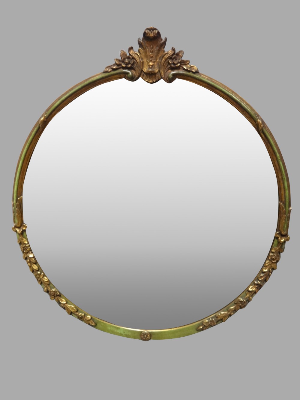 Wonderful Large Gilt and Painted Mirror