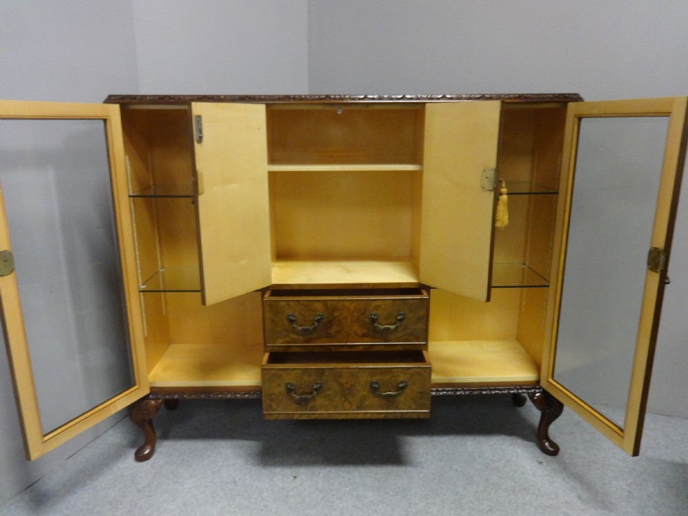 Top Quality Burr Walnut Cabinet View VI