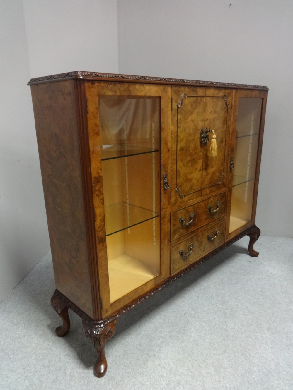 Top Quality Burr Walnut Cabinet View VII