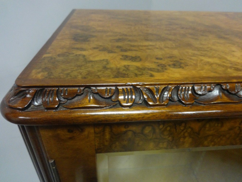 Top Quality Burr Walnut Cabinet View VIII