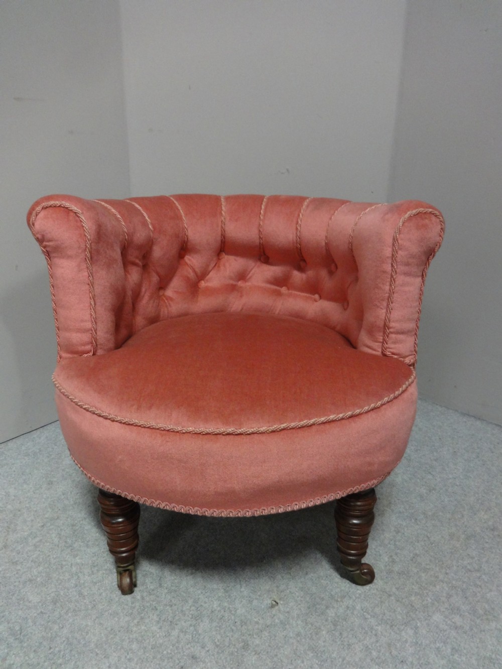 Very Pretty Walnut Tub Chair View III