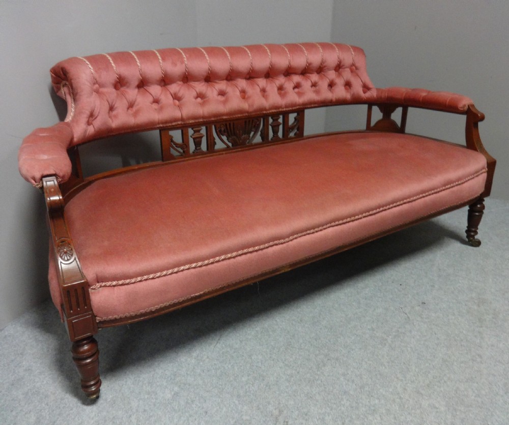 Very Pretty Walnut Sofa View II