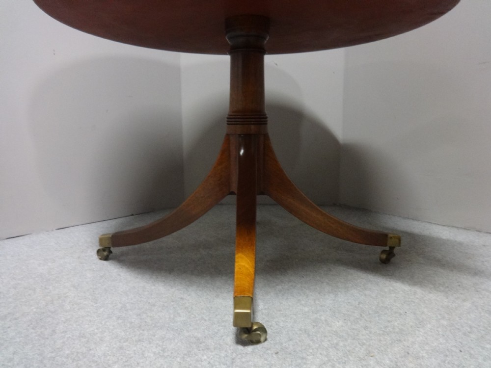 Superb Inlaid Mahogany Drum Table View VI