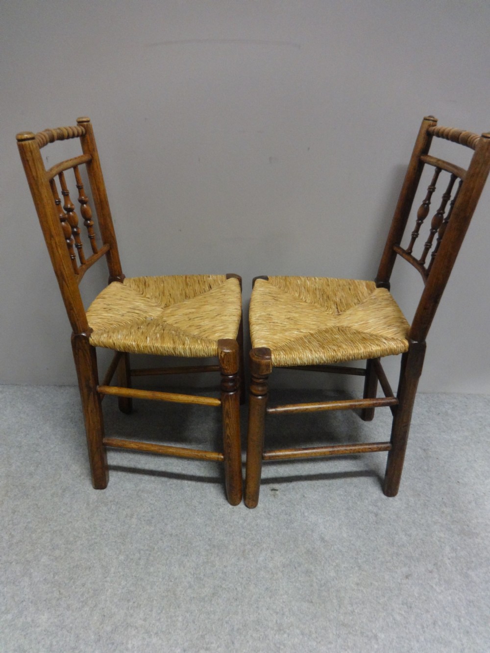 Six Superb Ash and Elm Country Chairs View V