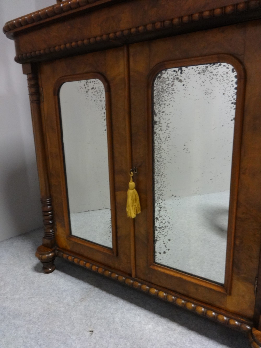 Pretty Victorian Burr Walnut Chiffonier View VIII