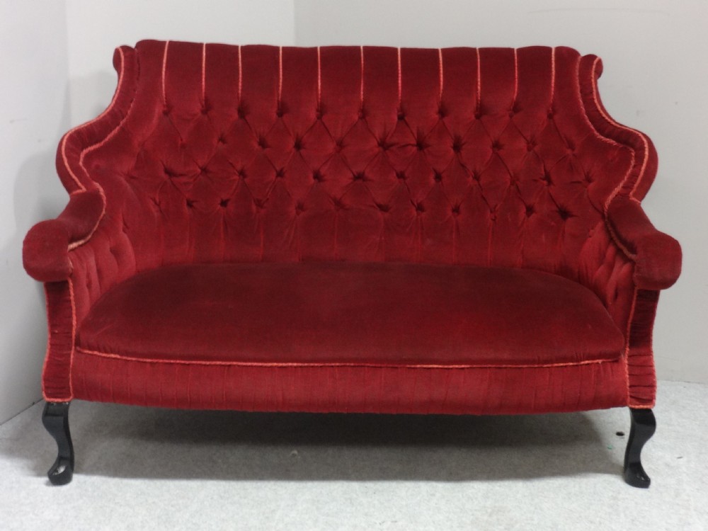 Lovely Edwardian Two Seater Sofa