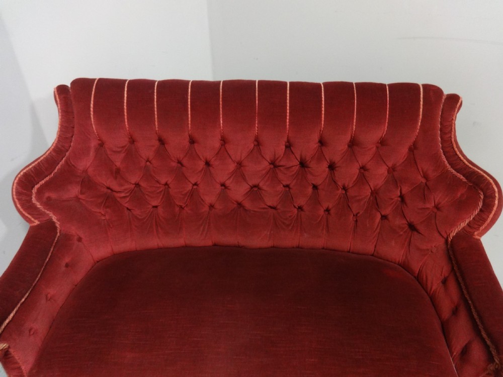 Lovely Edwardian Two Seater Sofa View II