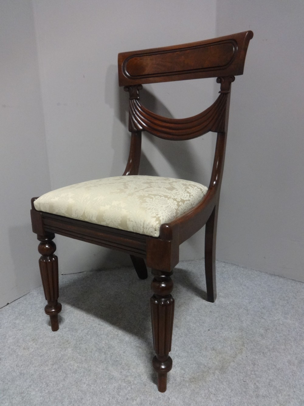 Excellent Set of Six William 4th Mahogany Dining Chairs View III