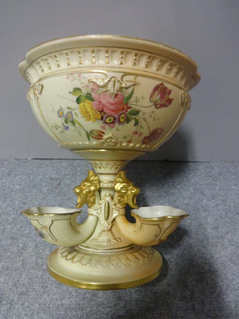 Excellent Royal Worcester Center Piece View II