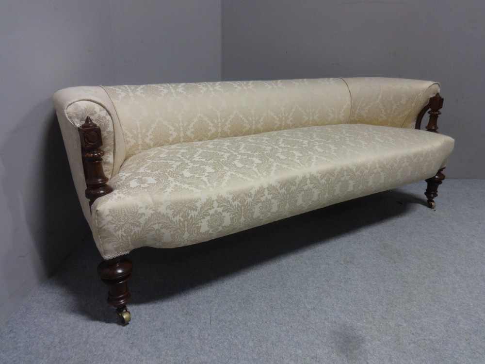 Wonderful Victorian Walnut Couch View II