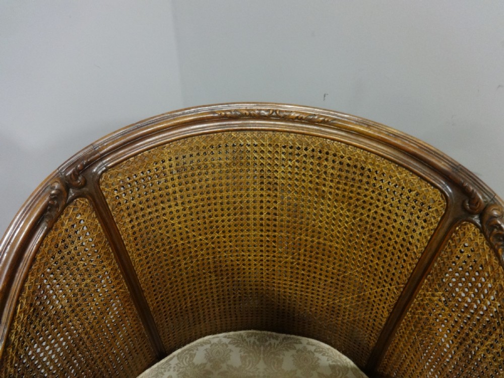 Outstanding Pair Bergere Easy Chairs View VII