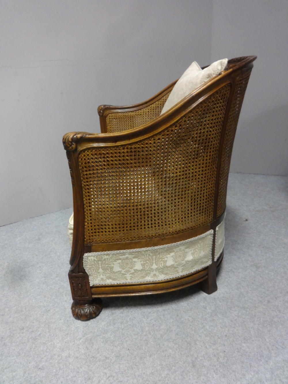 Outstanding Pair Bergere Easy Chairs View XII