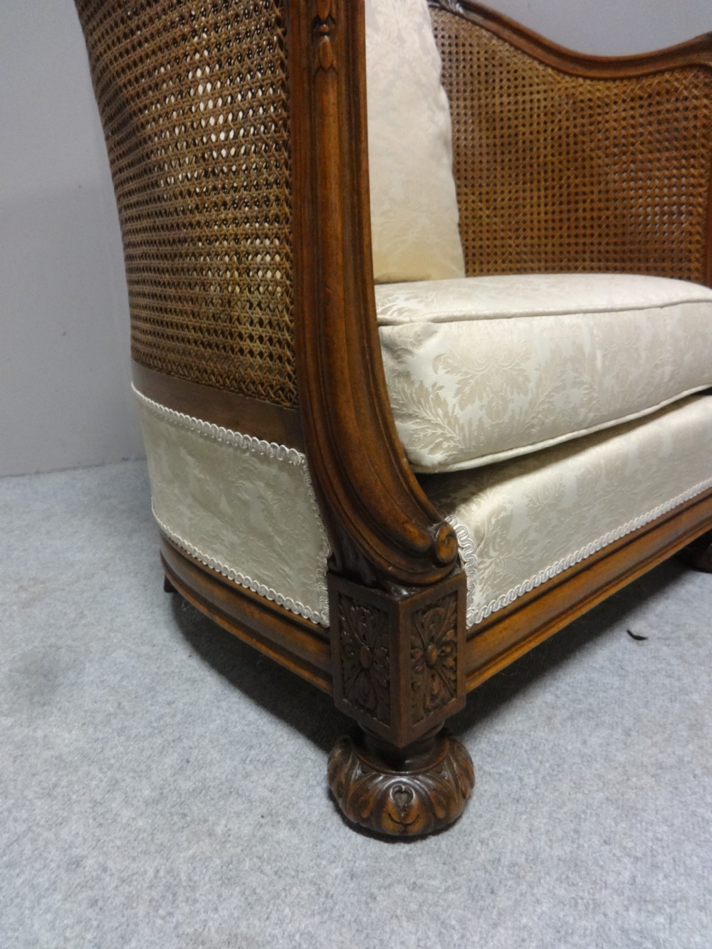 Outstanding Pair Bergere Easy Chairs View XIII