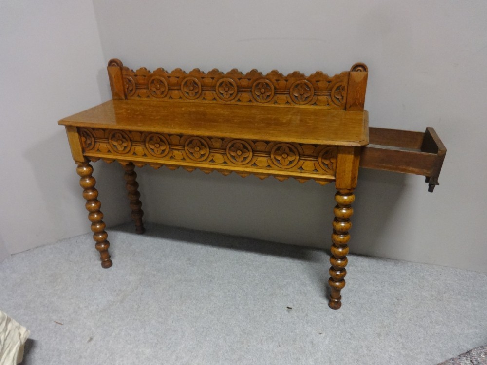 Good Light Oak Console Hall Table View V