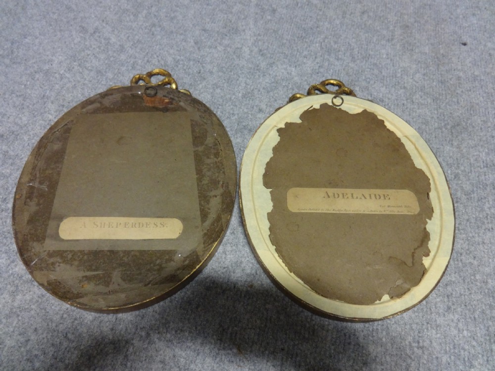 Excellent Pair Regency Coloured Etchings View II
