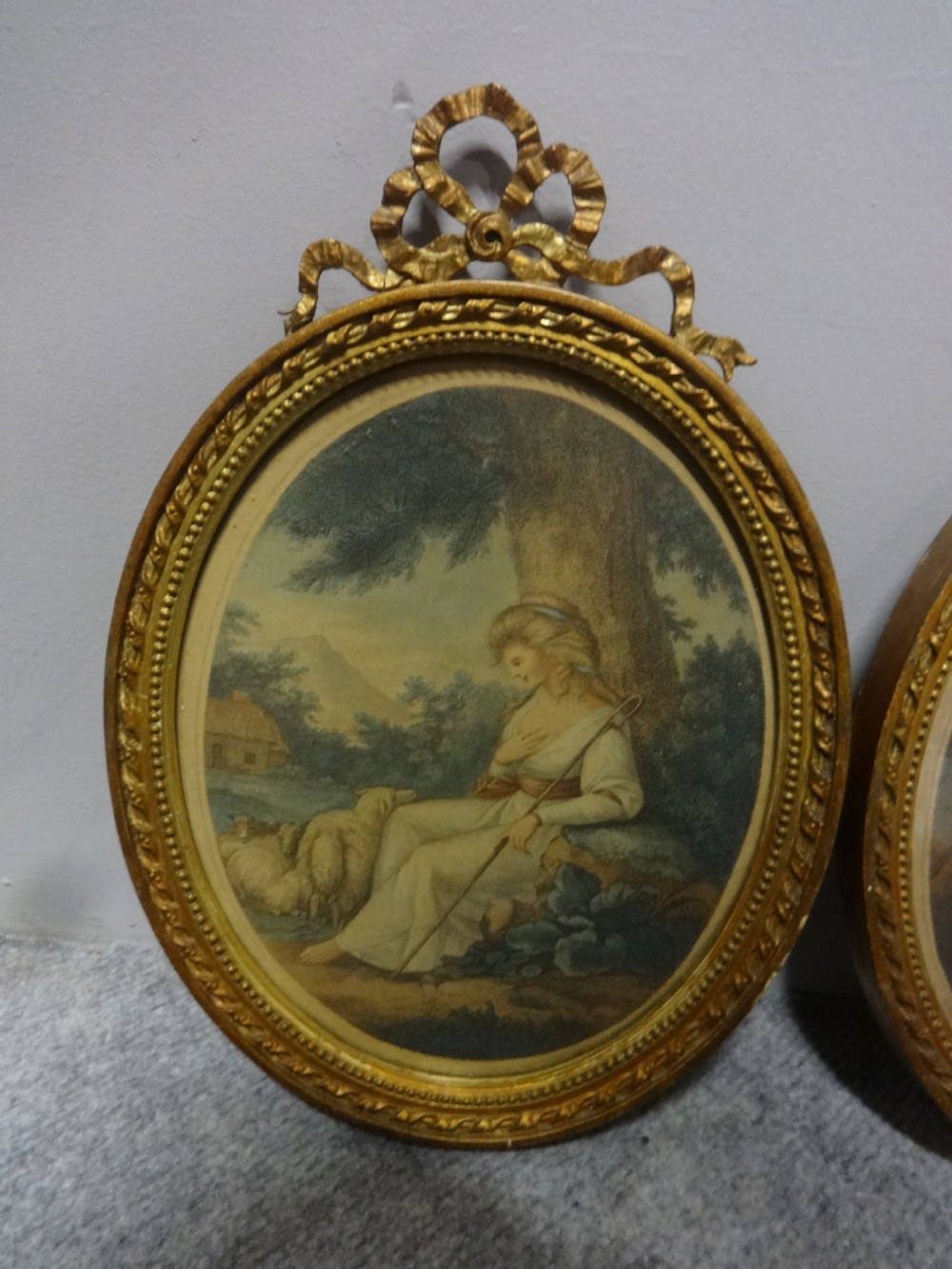 Excellent Pair Regency Coloured Etchings View VIII
