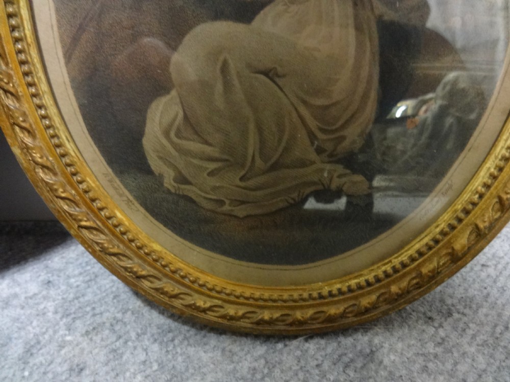 Excellent Pair Regency Coloured Etchings View X