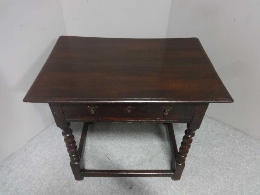 C18th Period Oak  Side table View III