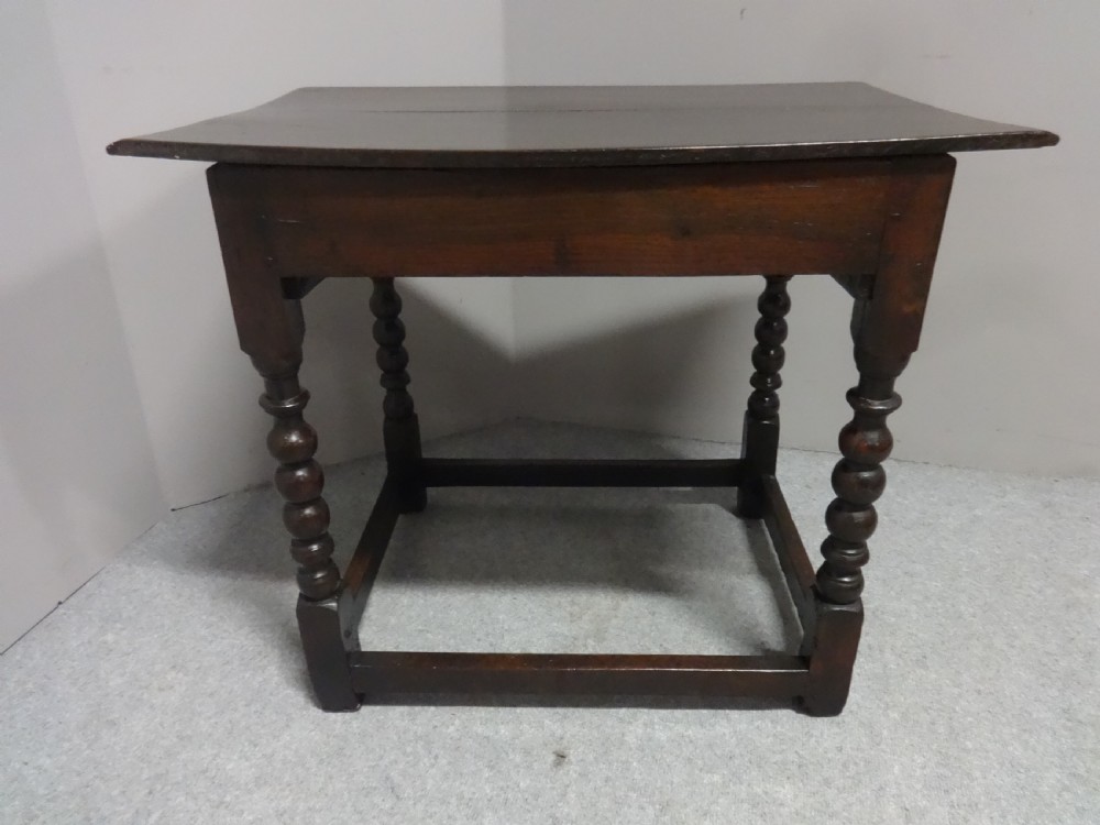C18th Period Oak  Side table View VI