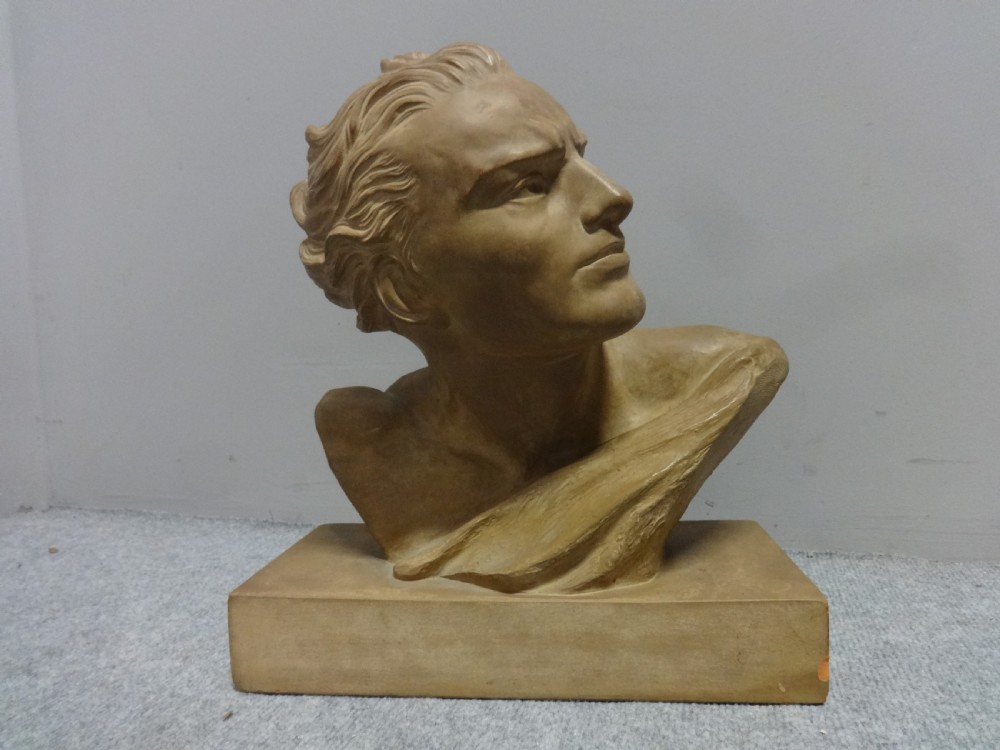 Signed French Terracotta Bust